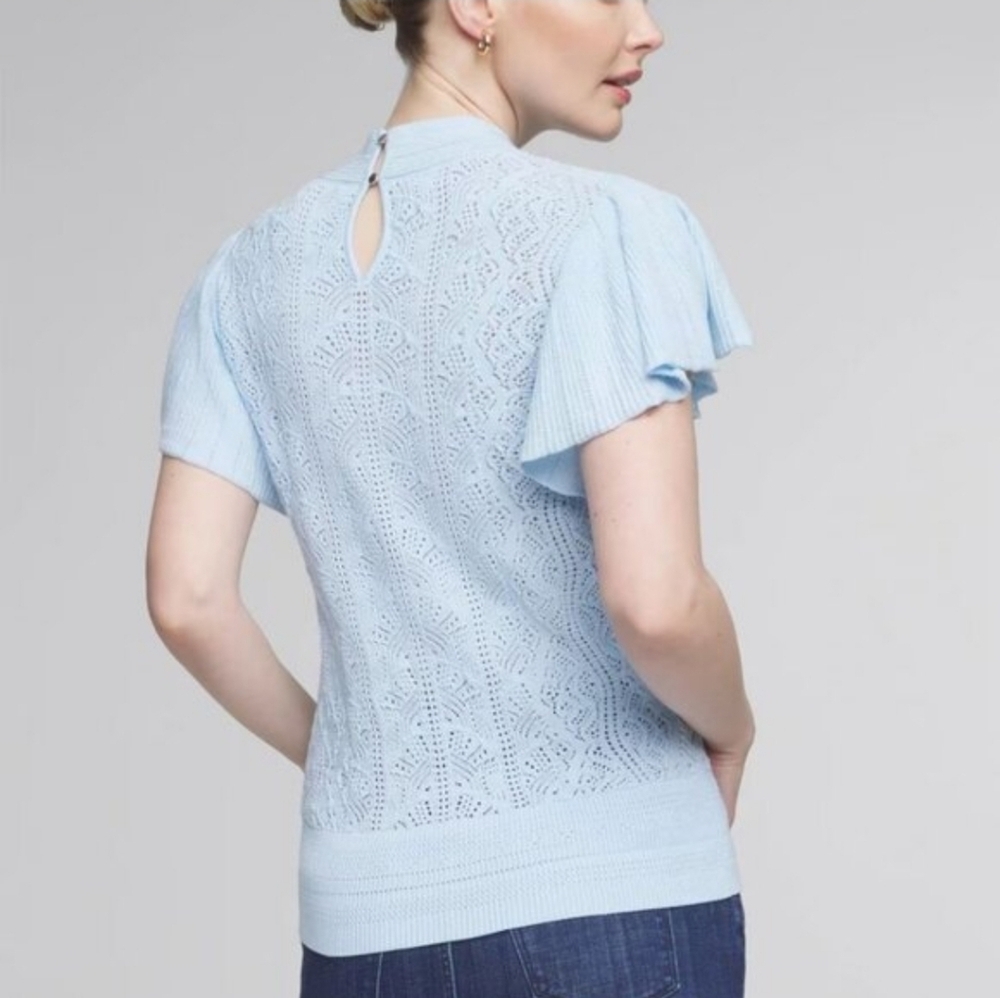 NWT WHBM LACE BODICE RUFFLE - Picture 2 of 3